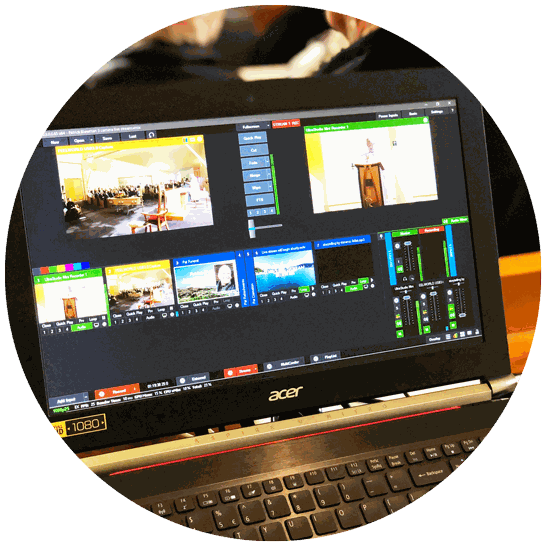 Live Graphics Live production image of Wellington Streaming Service